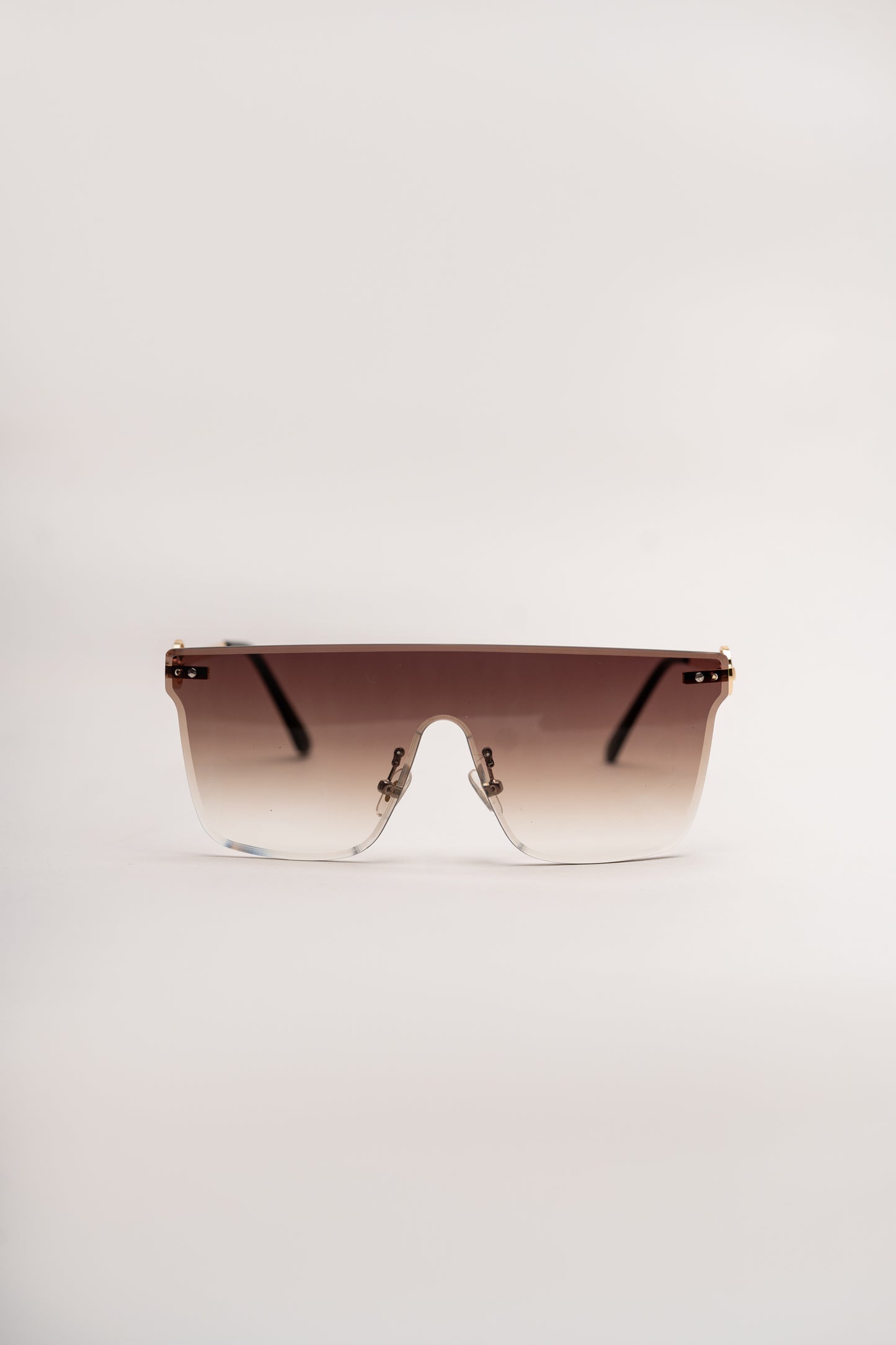 Golden Frame with Tint Brown Sunglasses - Hustle N Holla