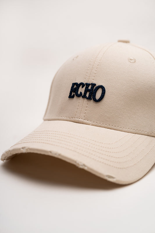 Echo Off-White Cap - Hustle N Holla