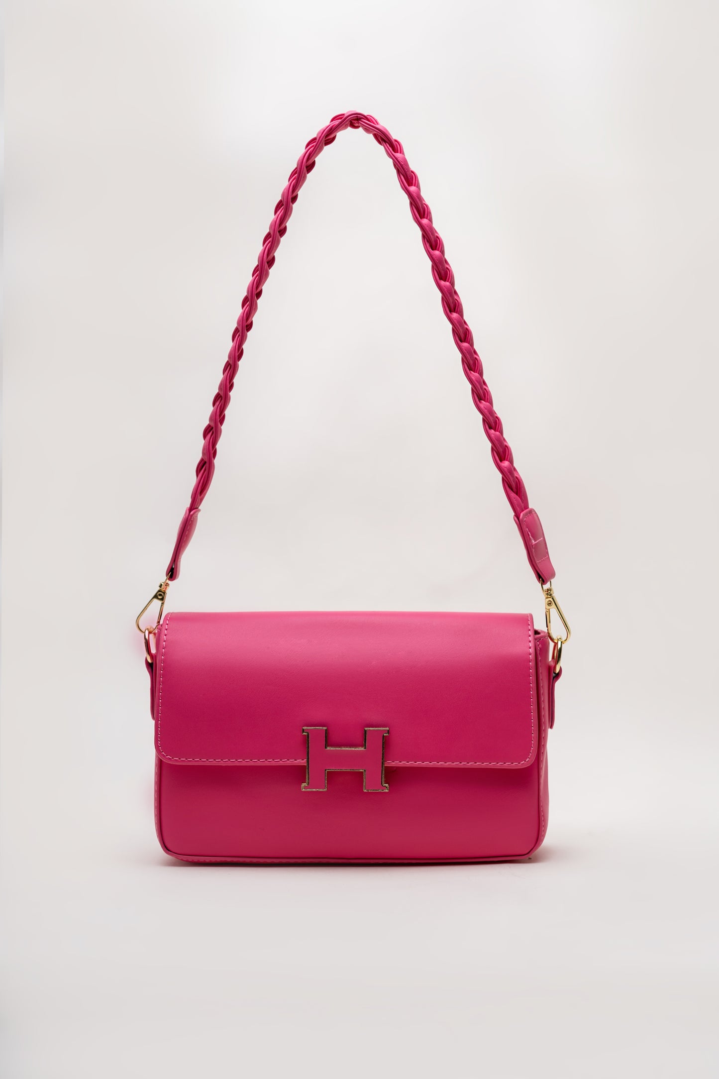 Bold Pink Shoulder Bag - Hustle N Holla