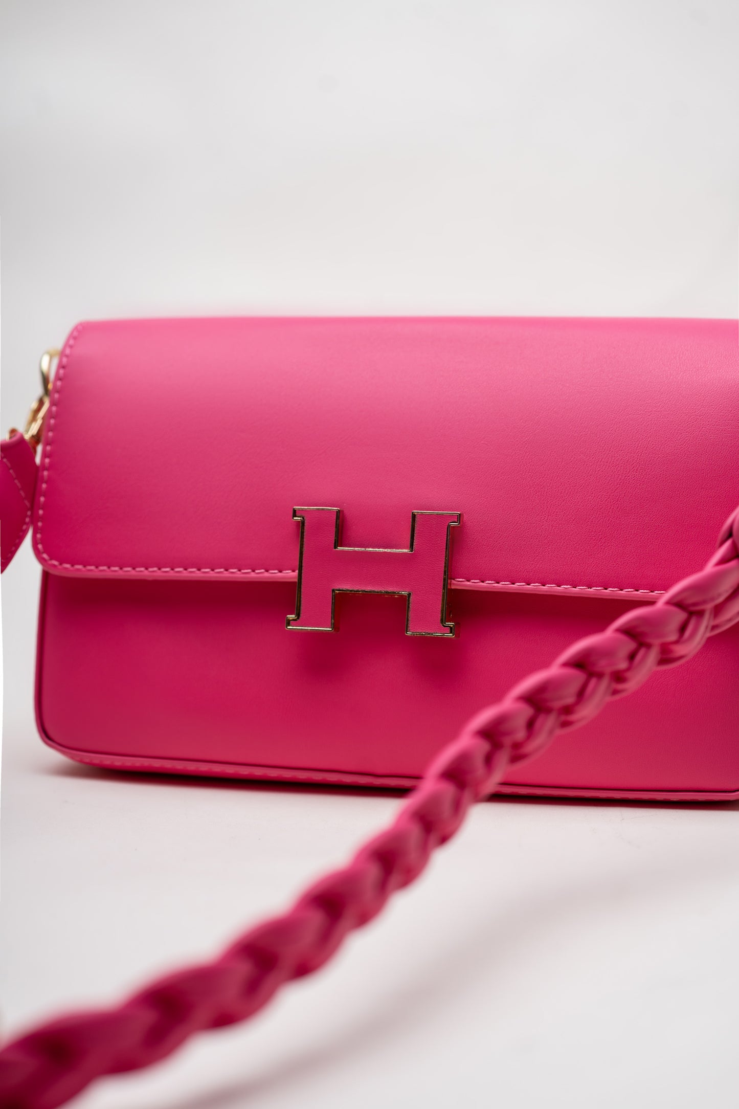 Bold Pink Shoulder Bag - Hustle N Holla