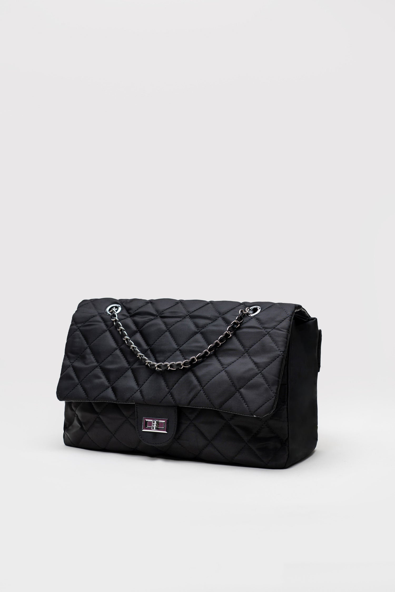 Black Puffer Shoulder Bag