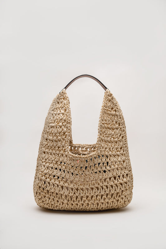 Handmade Contrast Crochet Bag - Hustle N Holla