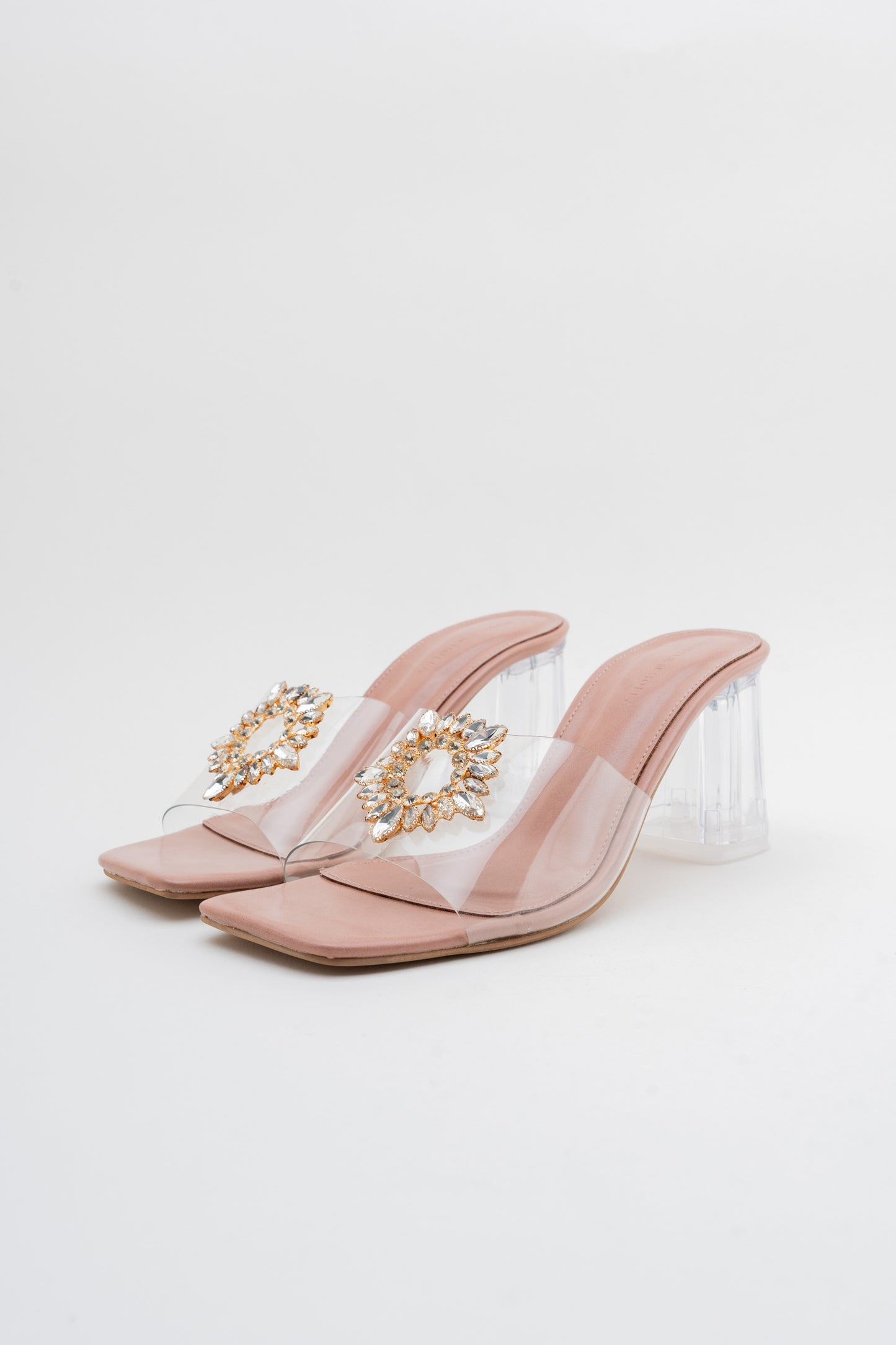 Rhinestone Pink Heels