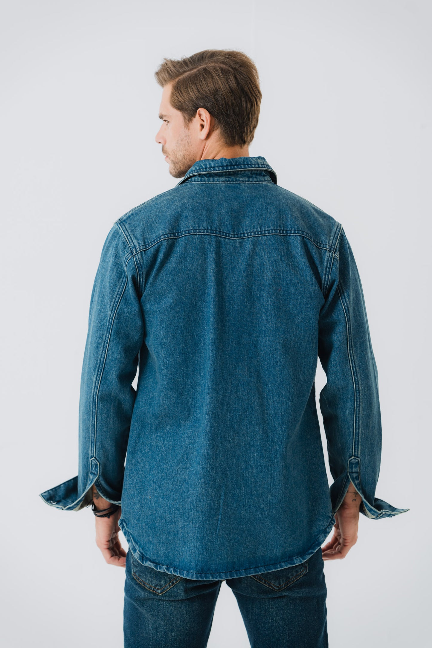 Vintage Blue Denim Shirt