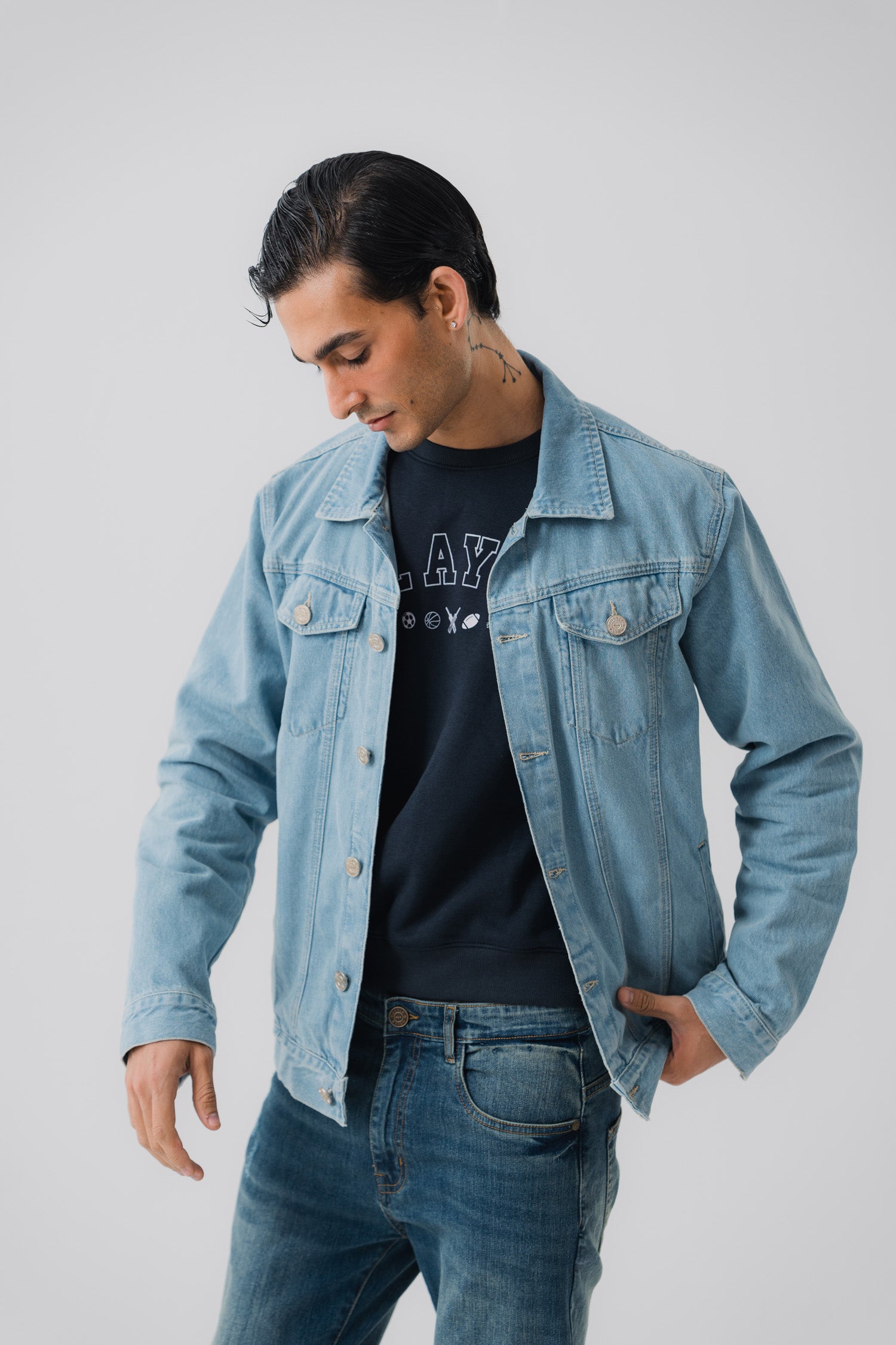 Buy Blue Jackets & Coats for Men by DNMX Online | Ajio.com