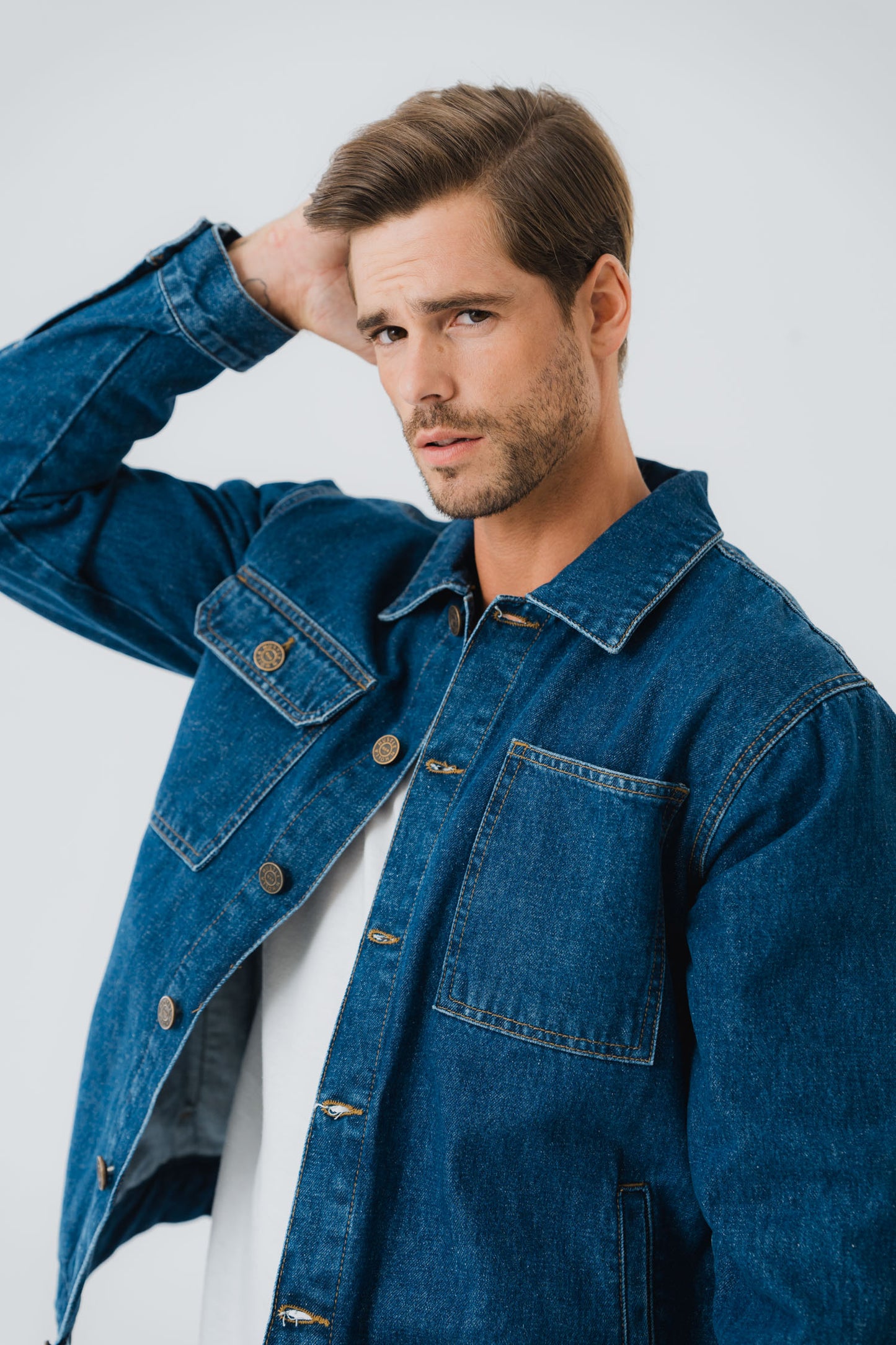 Blue Dual Pocket Denim Jacket