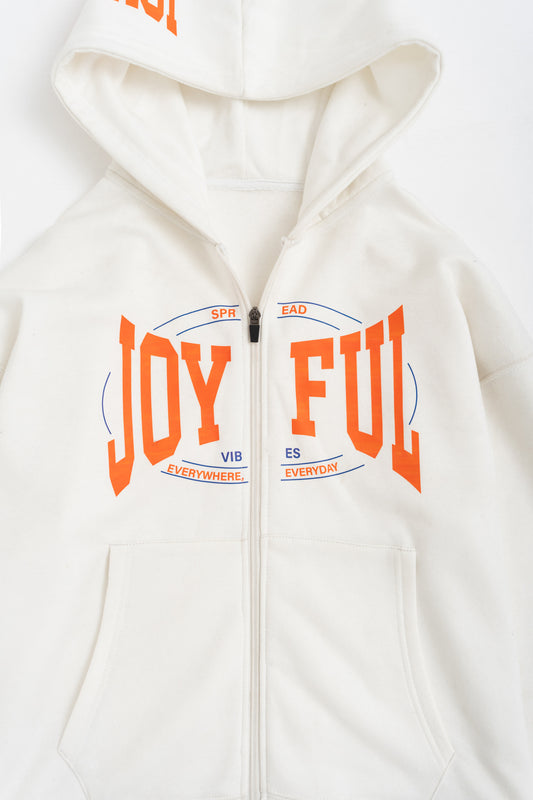 Joyful Graphic Oversized Hoodie - Hustle N Holla