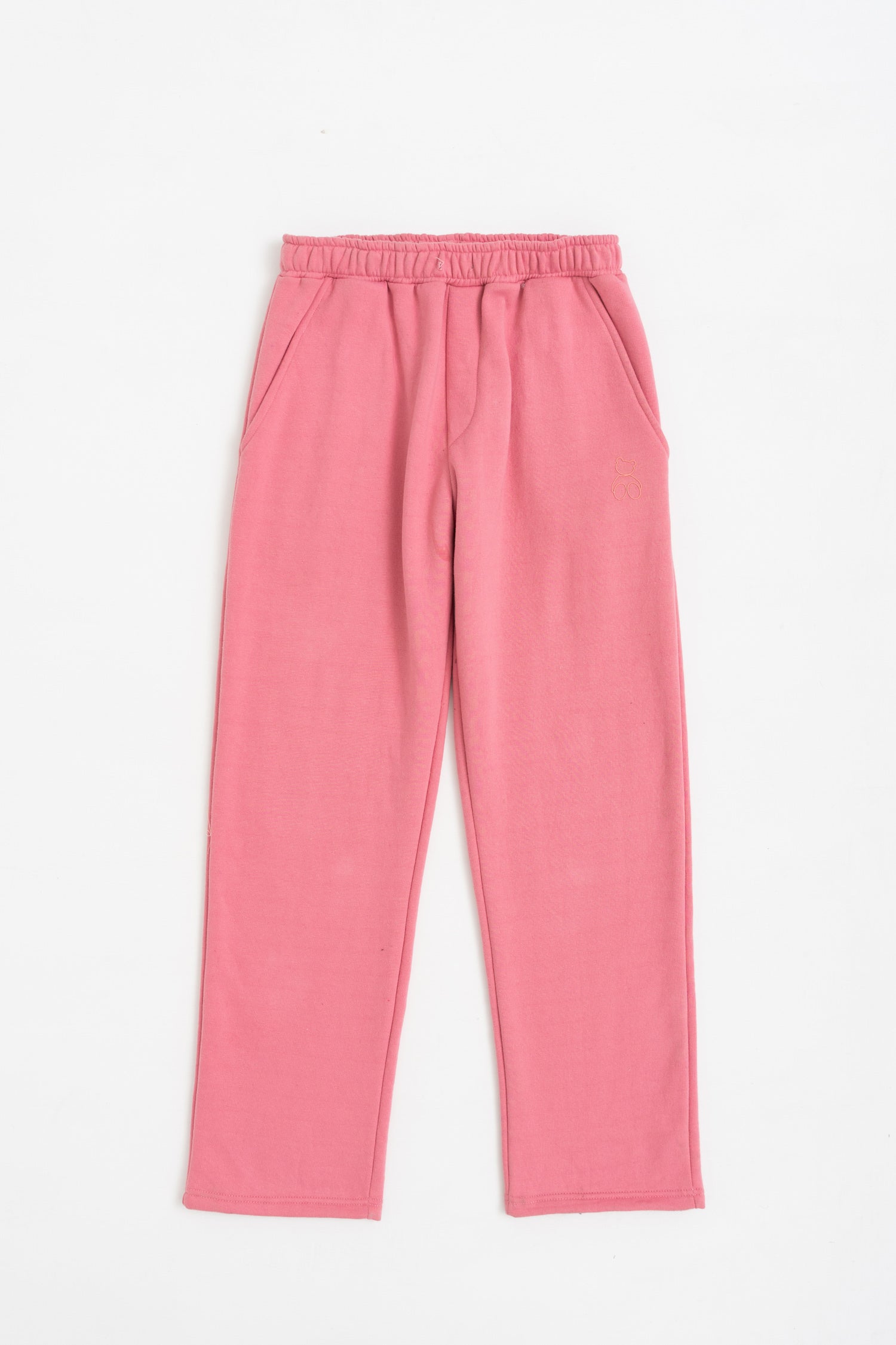 Pink Straight Fit Sweatpants