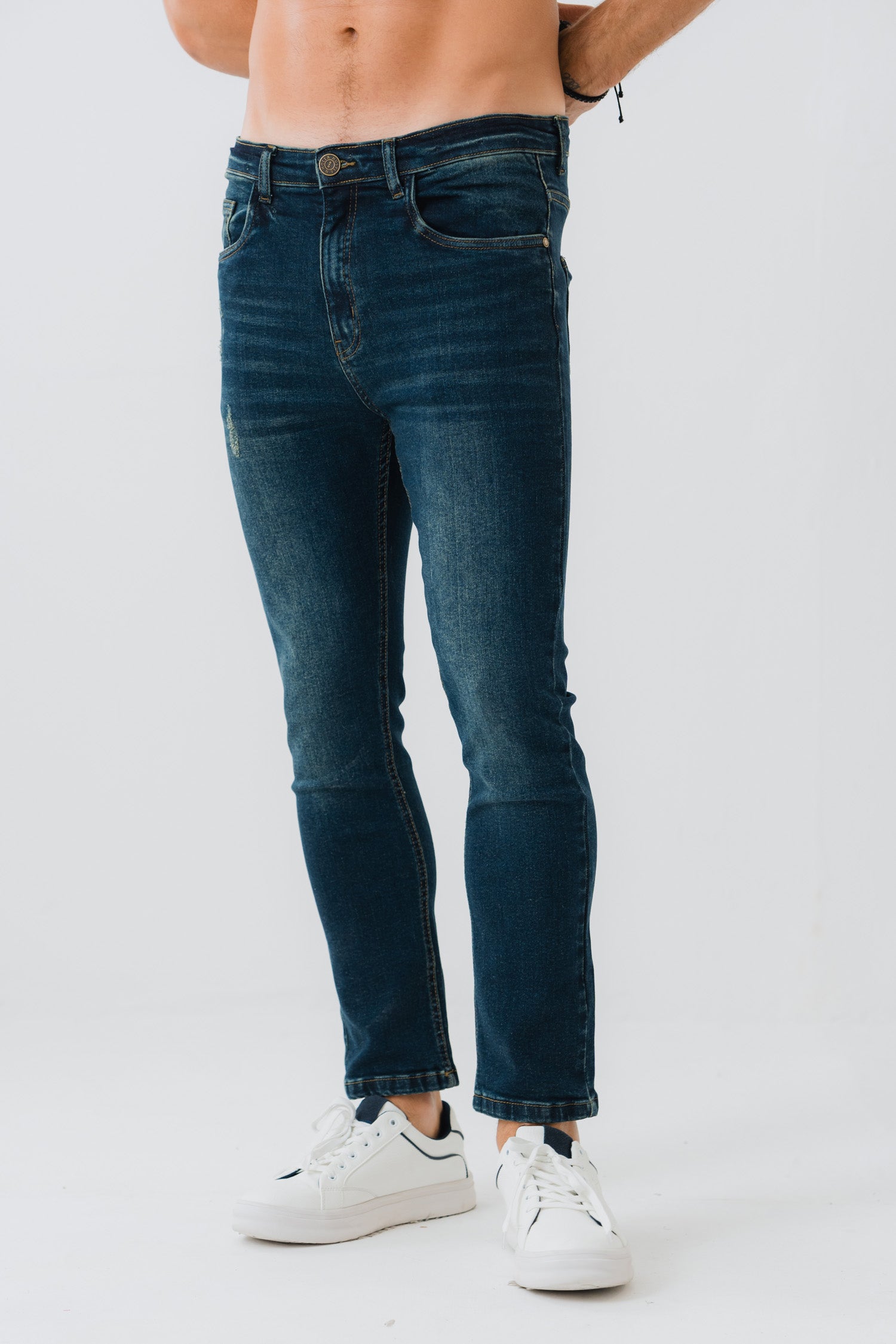 Faded Blue Jeans - Hustle N Holla