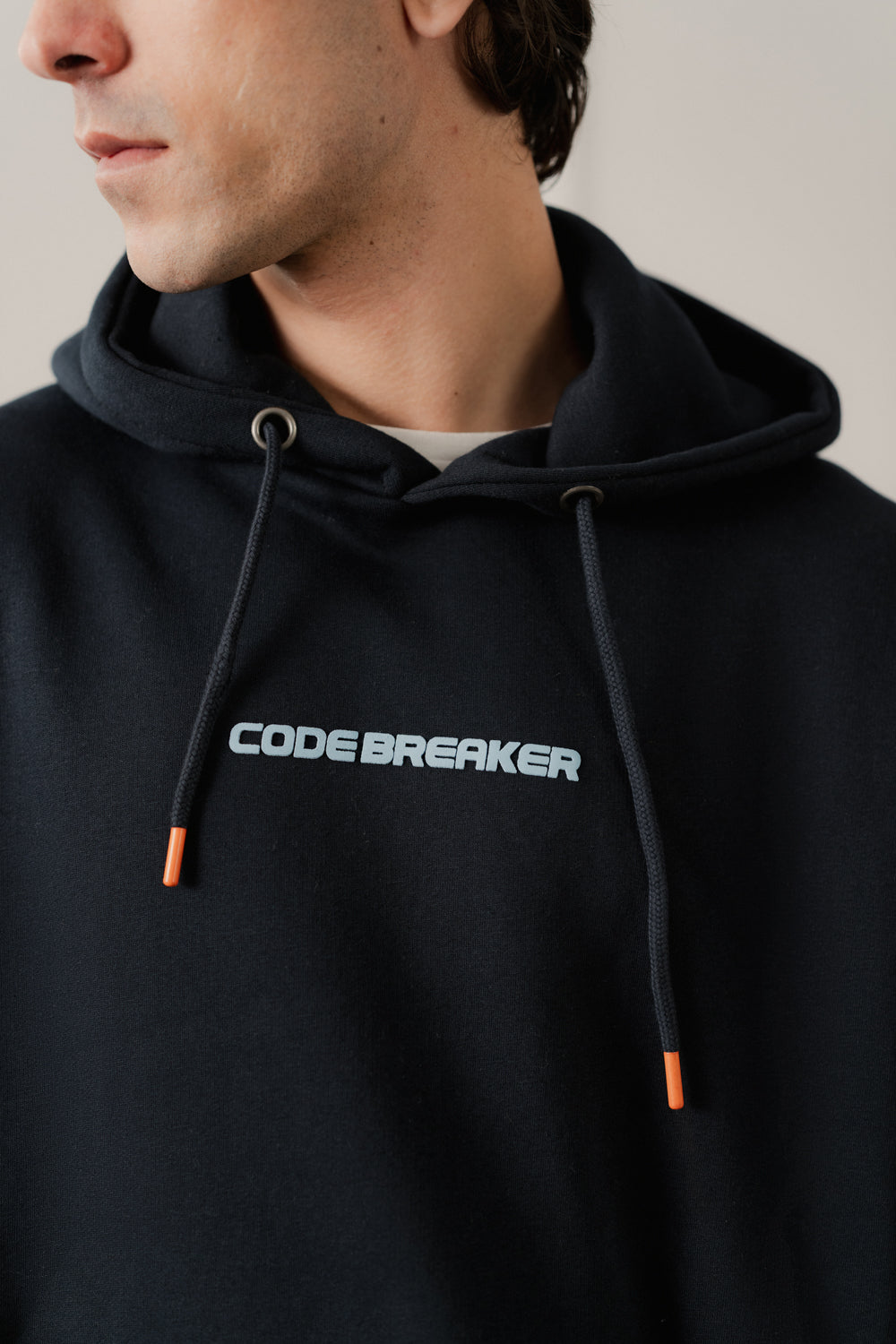 Navy Relaxed Fit Graphic Pull Over Hoodie - Hustle N Holla