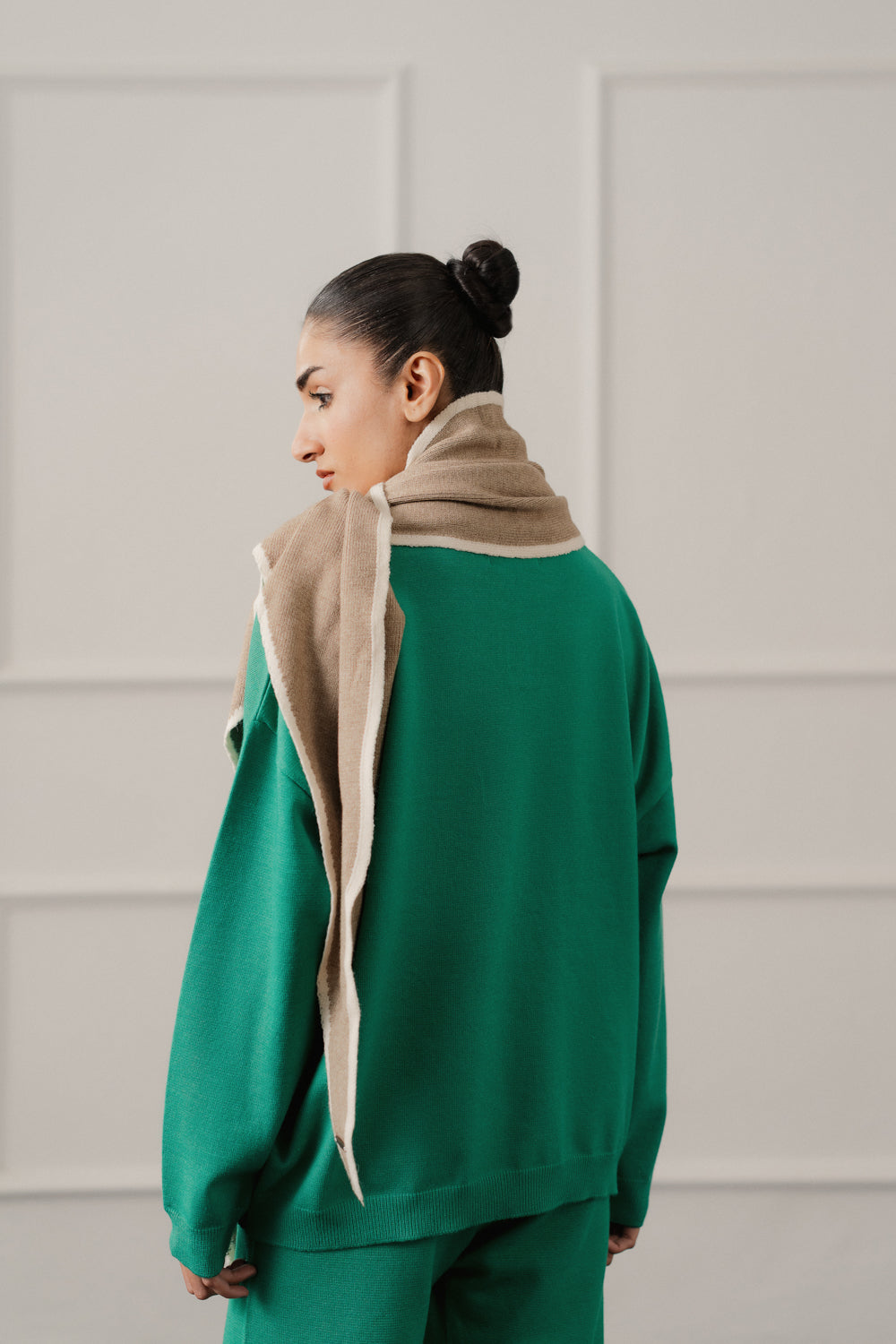 Emerald Green Relaxed Fit Sweater Top - Hustle N Holla