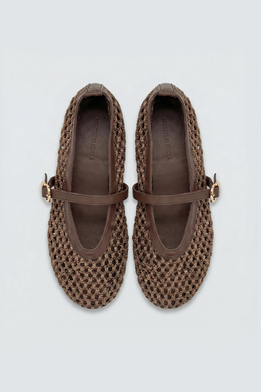 Brown Woven Ballet Pumps - Hustle N Holla