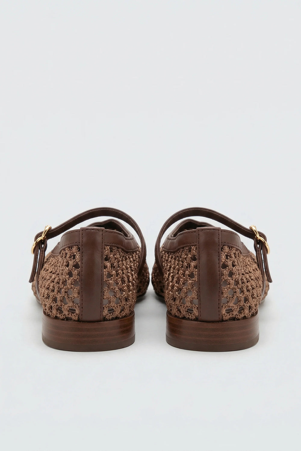 Brown Woven Ballet Pumps - Hustle N Holla