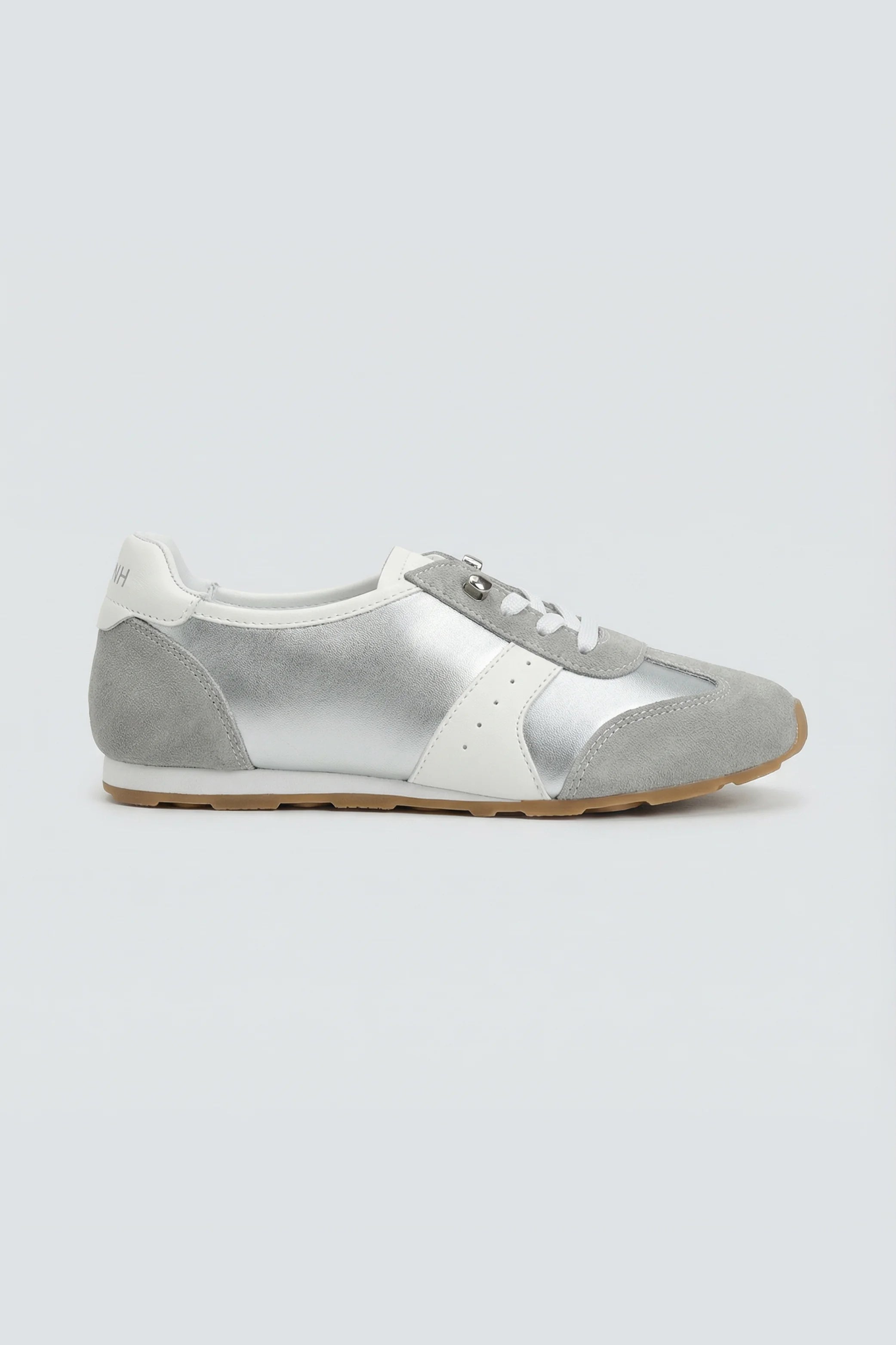 Silver Metallic Trainer Pumps - Hustle N Holla
