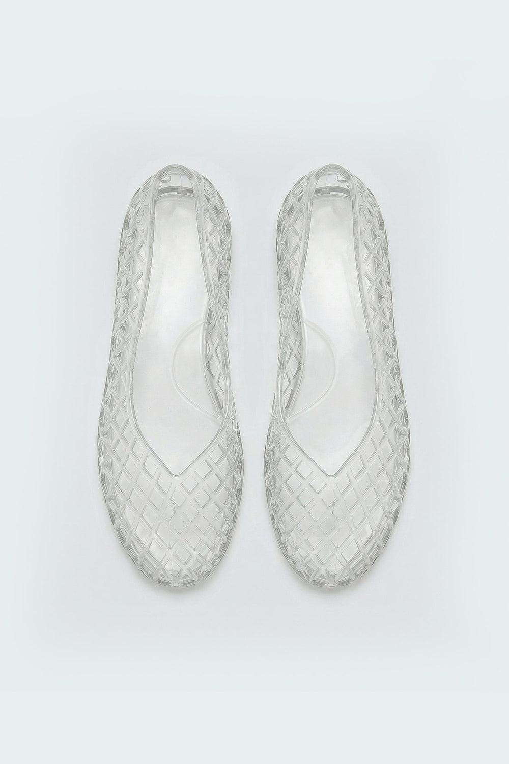 White Crystal Jelly Pumps - Hustle N Holla