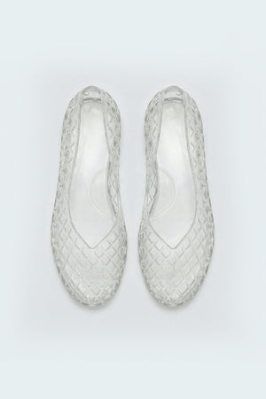 White Crystal Jelly Pumps - Hustle N Holla
