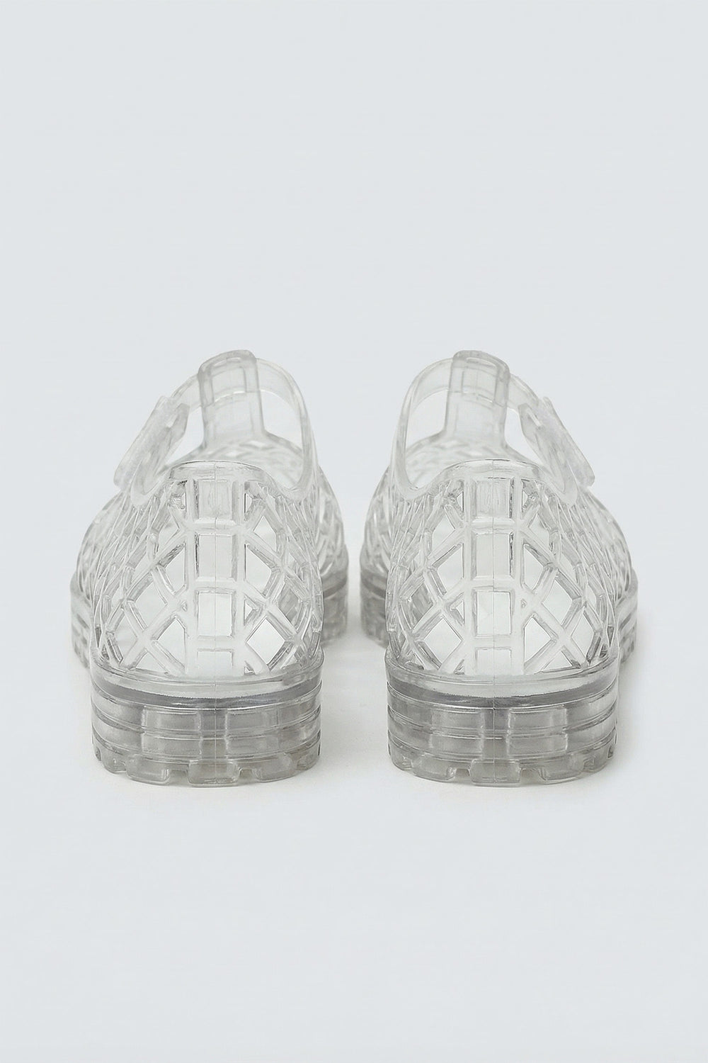 White Crystal Jelly Pumps - Hustle N Holla