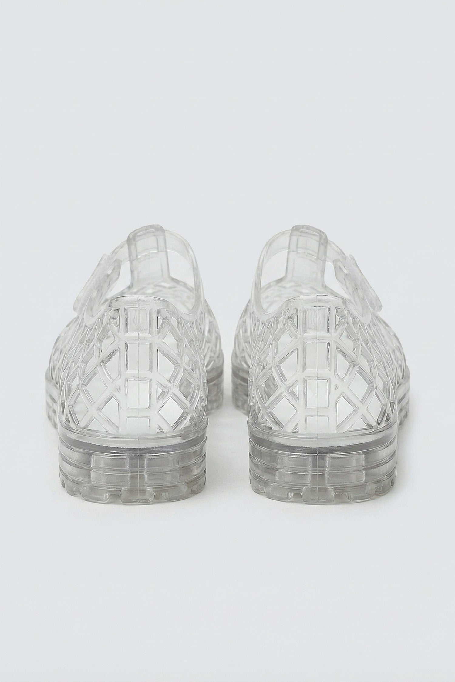 White Crystal Jelly Pumps - Hustle N Holla