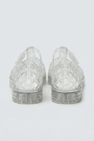 White Crystal Jelly Pumps - Hustle N Holla