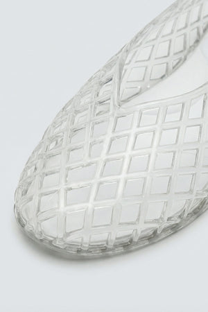 White Crystal Jelly Pumps - Hustle N Holla