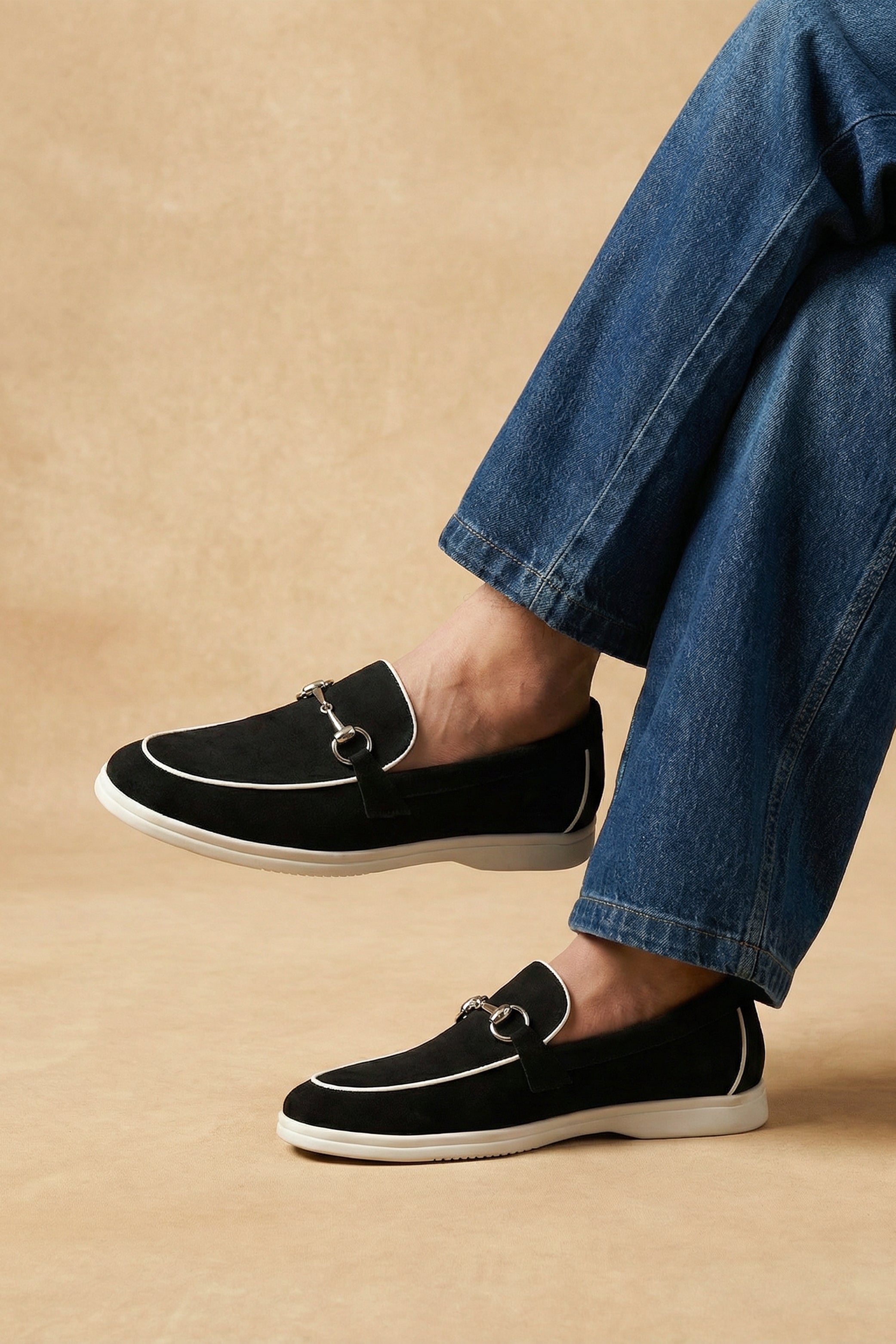 Black Suede Tassle Loafers - Hustle N Holla