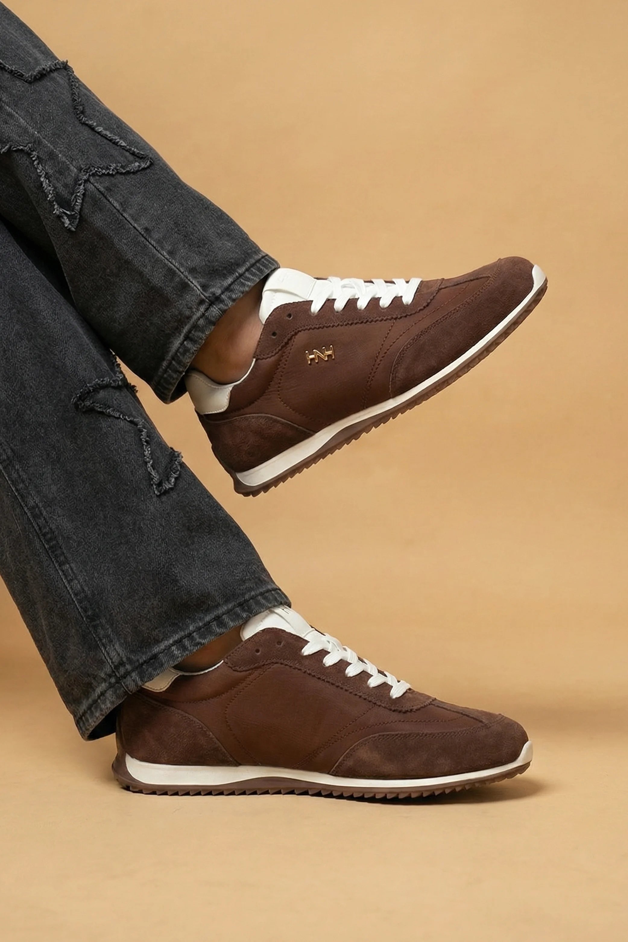 Chocolate Brown Everyday Trainers - Hustle N Holla
