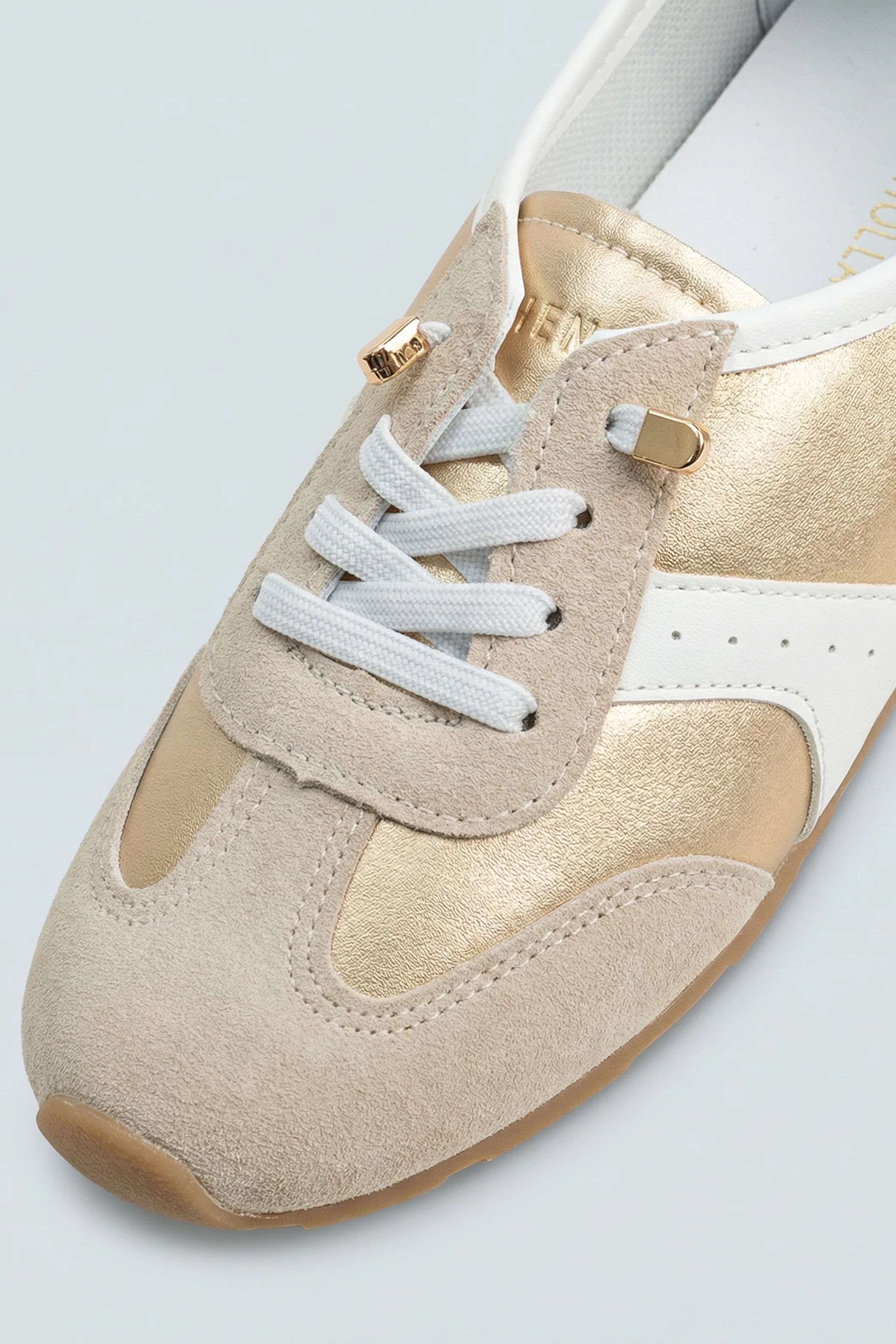 Gold Metallic Trainer Pumps - Hustle N Holla