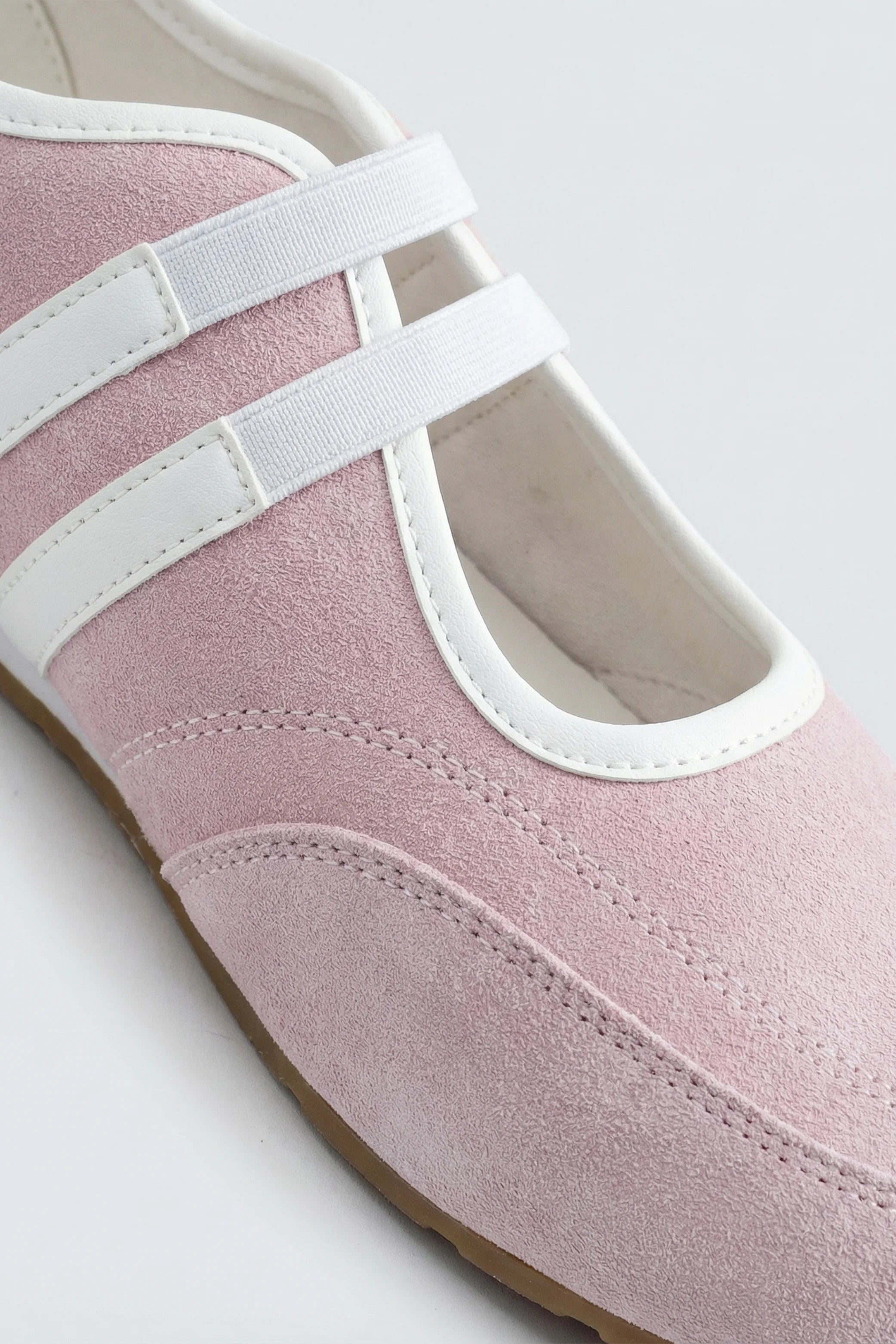 Baby Pink Sport Ballet Pumps - Hustle N Holla