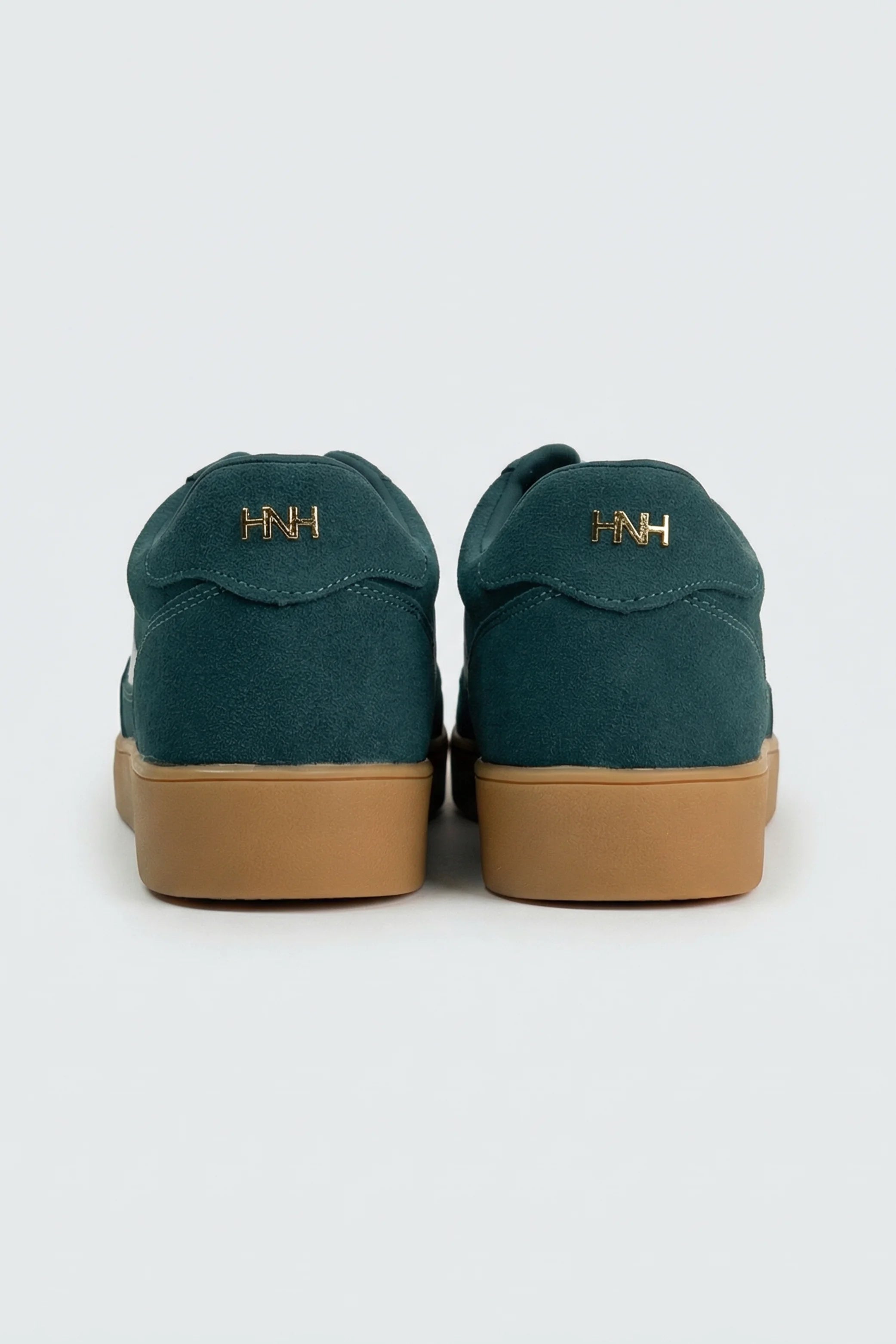 Teal Metallic Accent Trainers - Hustle N Holla