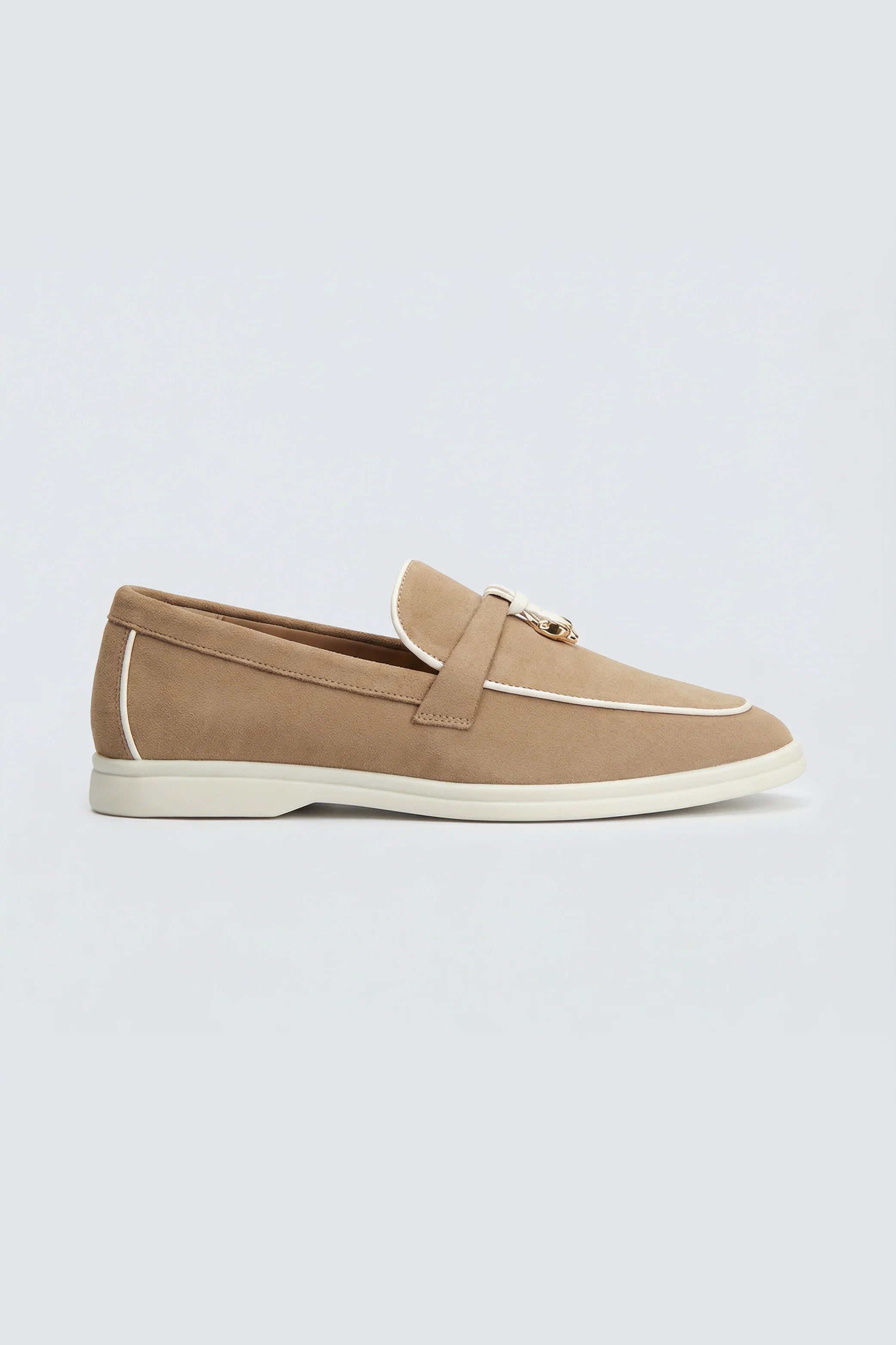 Beige Suede Tassle Loafers - Hustle N Holla