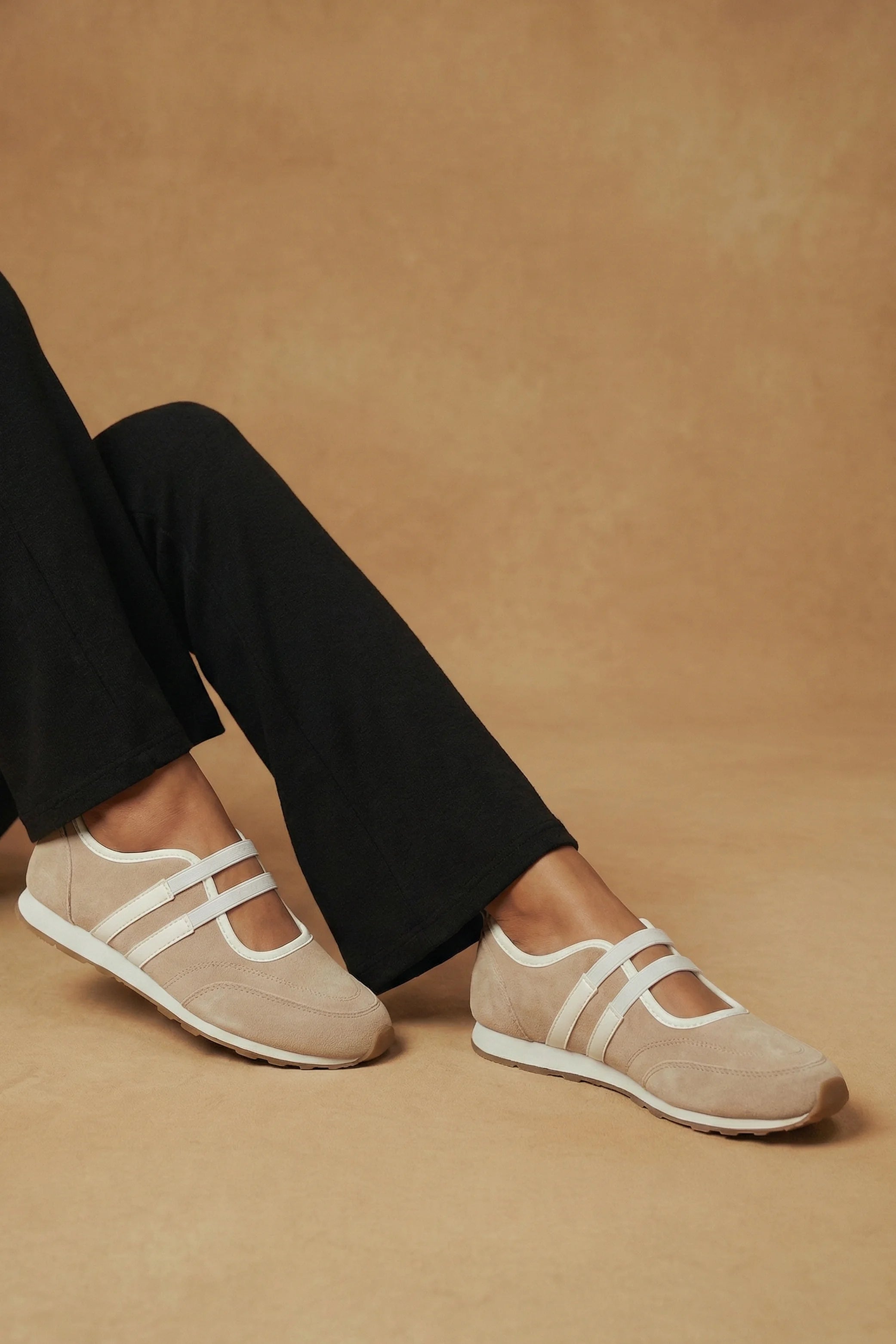 Beige Sand Sport Ballet Pumps - Hustle N Holla