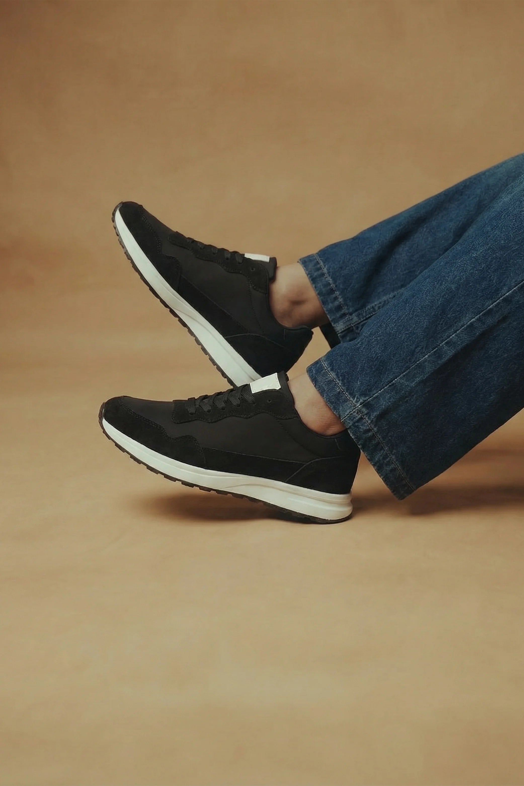 Black Running Trainers - Hustle N Holla