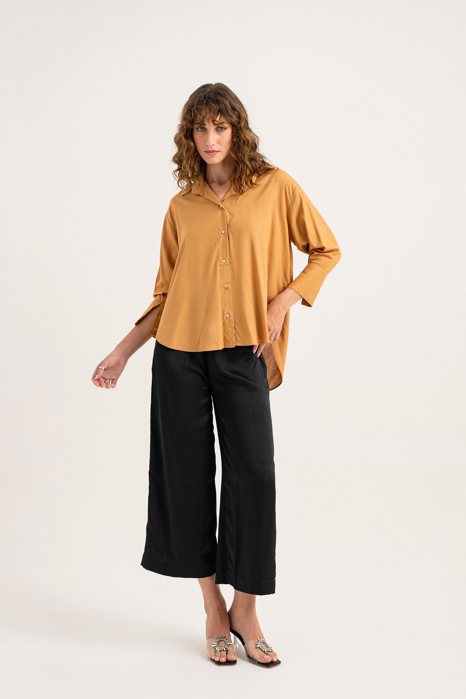 Light Brown Button Down Minor Fault Shirt - Hustle N Holla