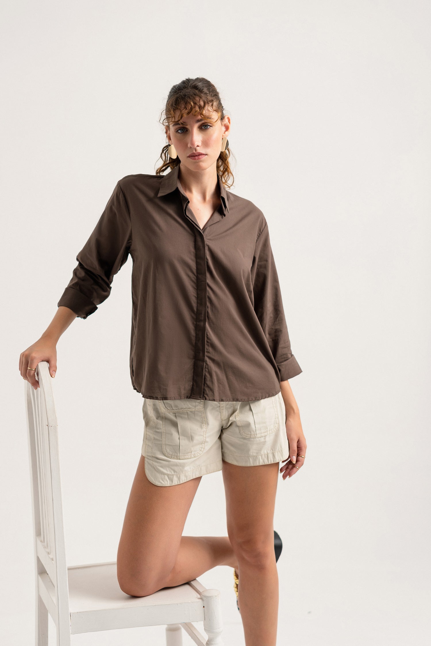 Stone Mini Canvas Shorts - Hustle N Holla