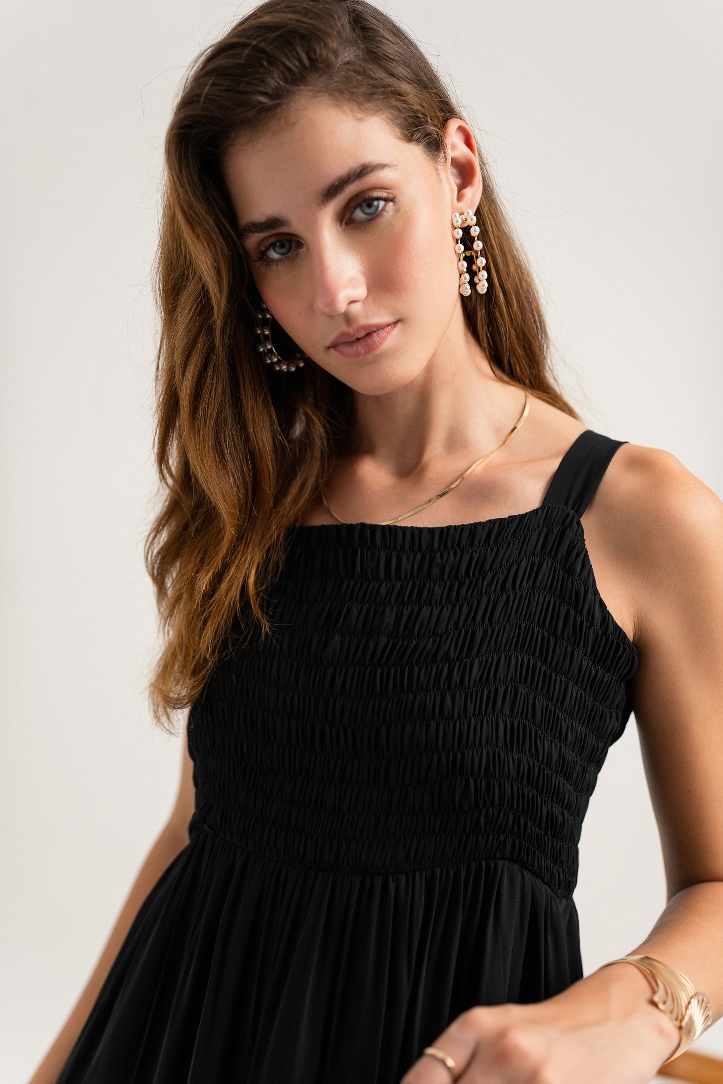 Black Tiered Sleeveless Maxi Dress - Hustle N Holla