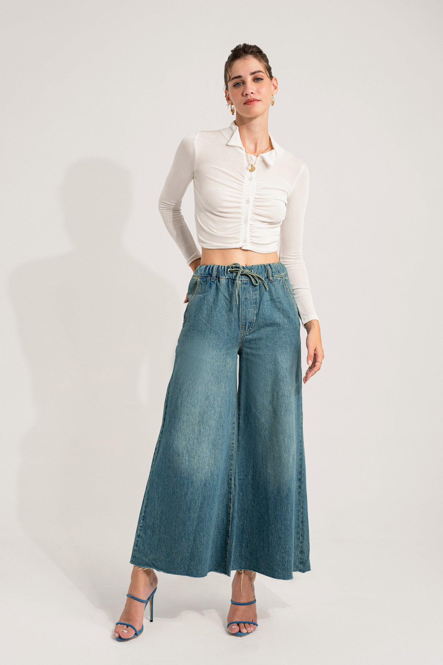 Vintage Tint Wide Leg Jeans