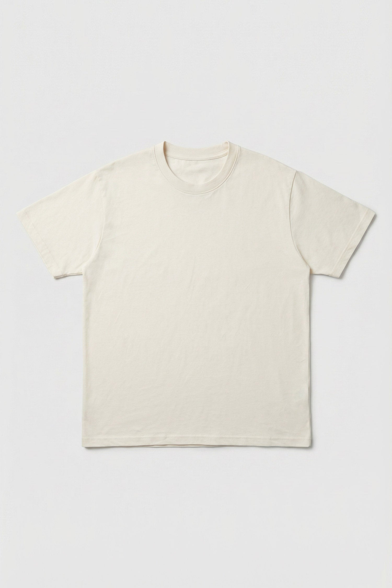 White Regular Fit Basic T-Shirt - Hustle N Holla