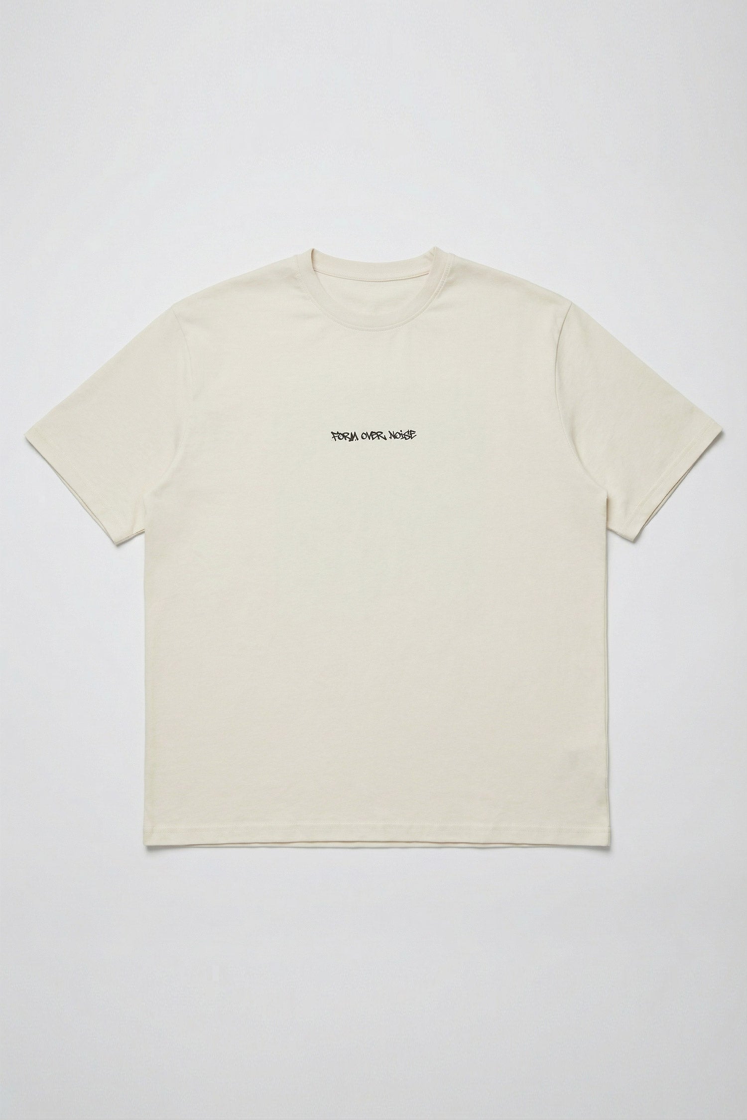 Beige Relaxed Fit Graphic T-shirt - Hustle N Holla