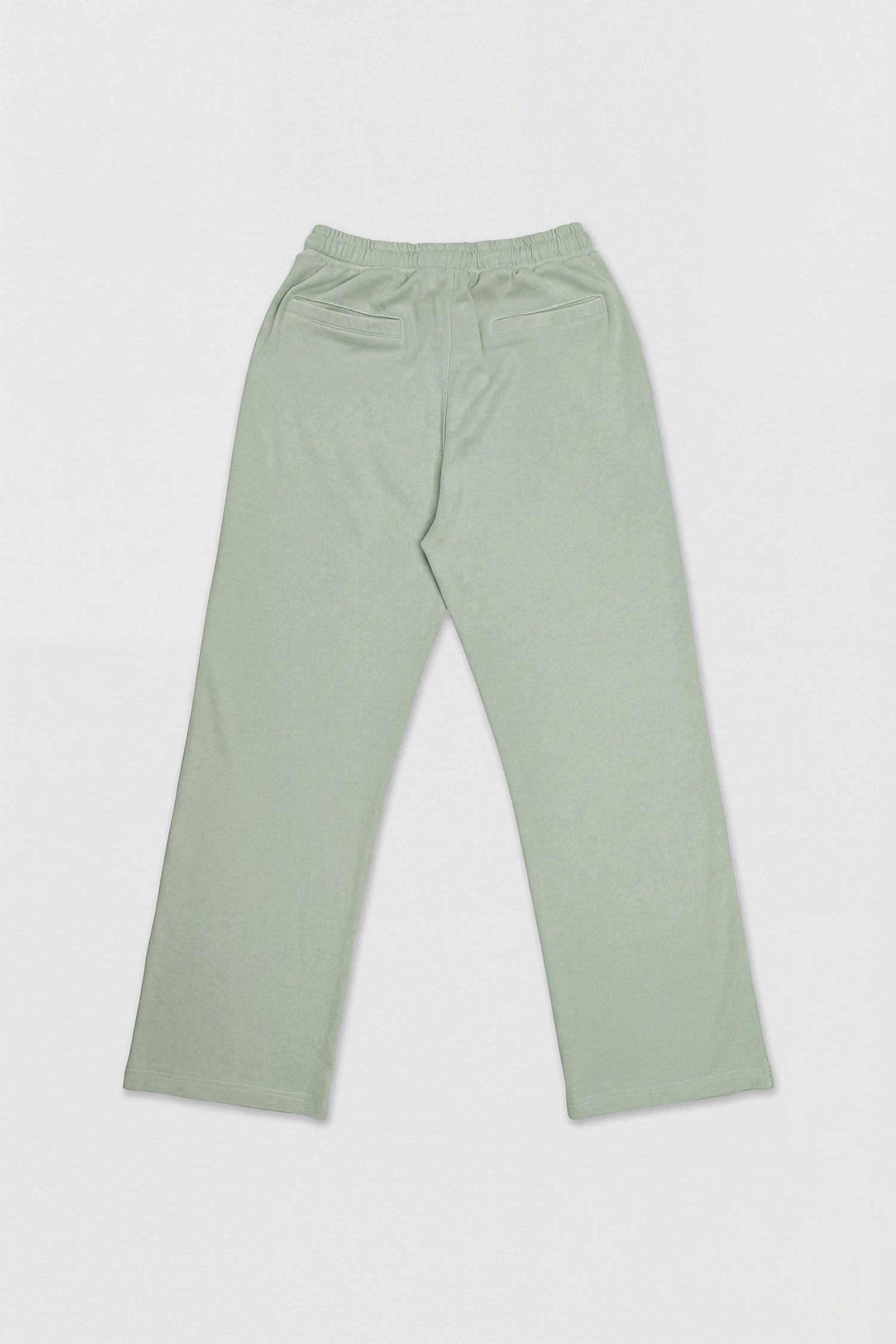 Sage Green Straight Fit Signature Soft Trousers - Hustle N Holla