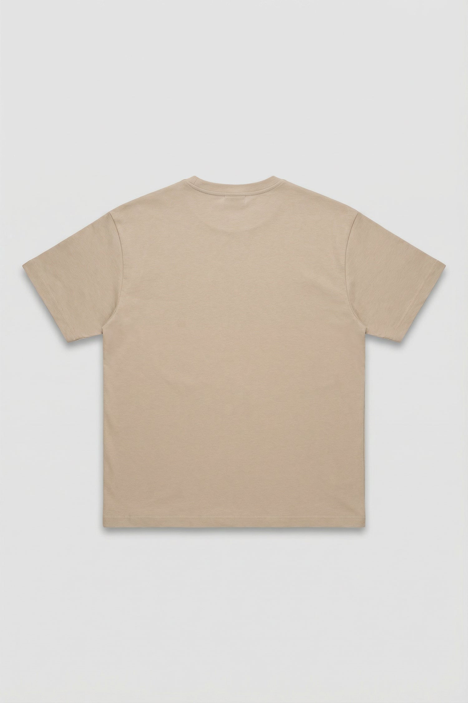 Beige Boxy Fit T-Shirt