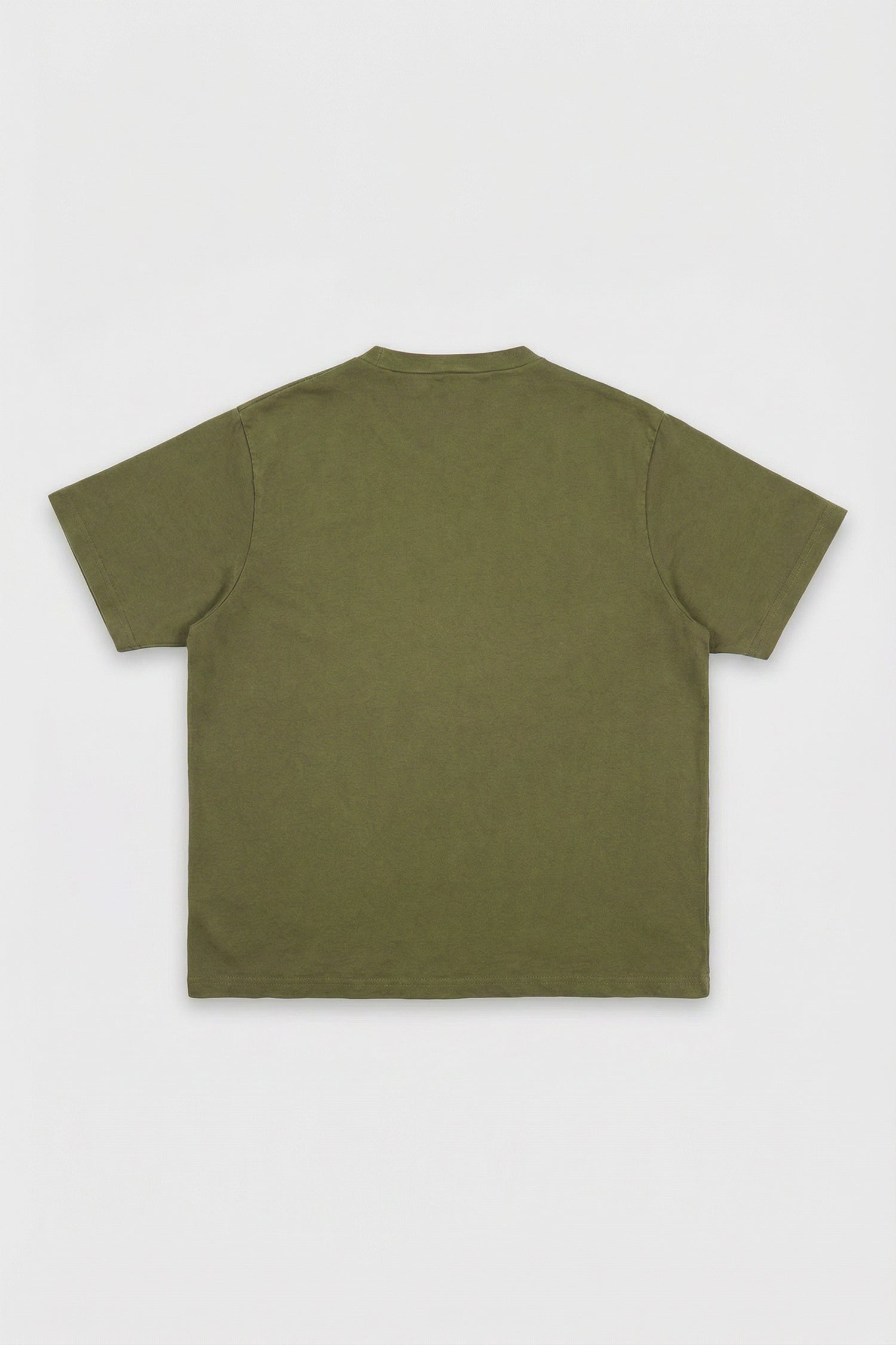 Olive Green Garment Wash Regular Fit T-Shirt - Hustle N Holla