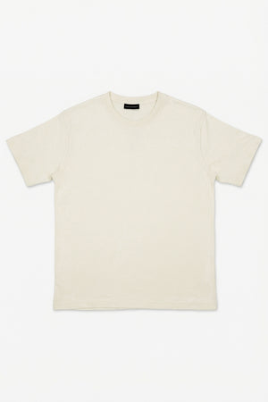 Beige Boxy Fit Basic T-Shirt - Hustle N Holla