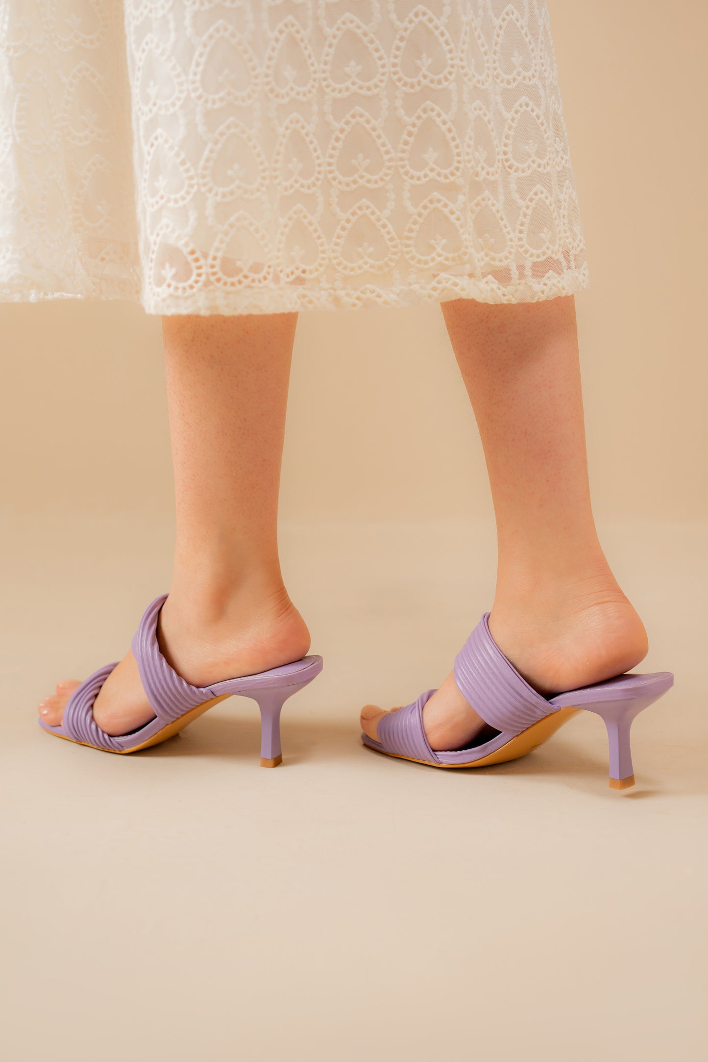 Lilac Candy Heels