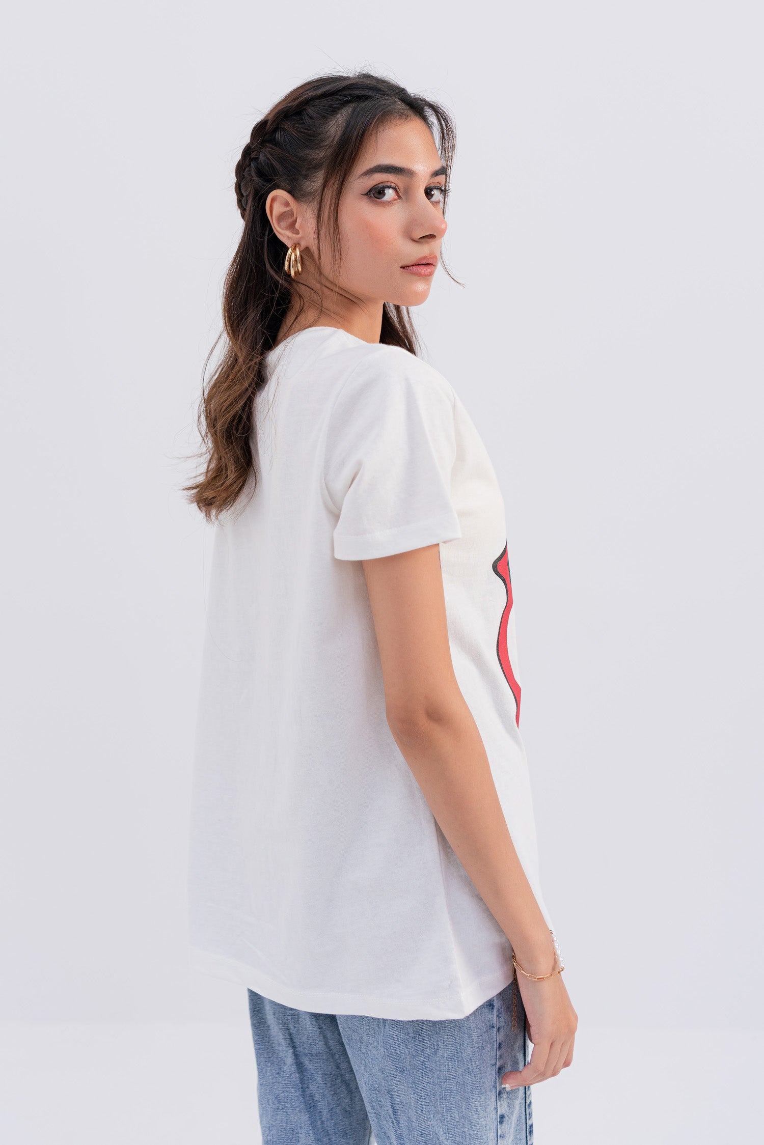 Lips & Tongue Graphic Minor Fault T-Shirt - Hustle N Holla