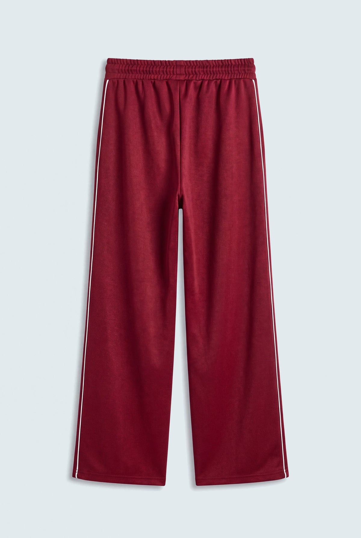 Maroon Wide Leg Sweatpants - Hustle N Holla