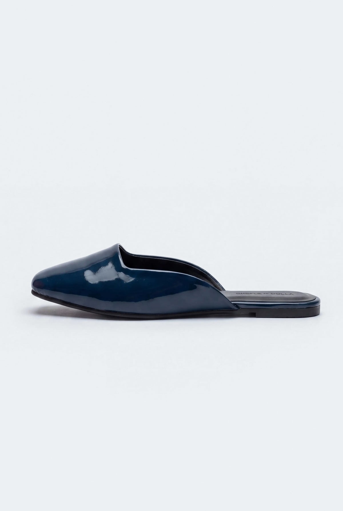Navy Metallic Mules - Hustle N Holla