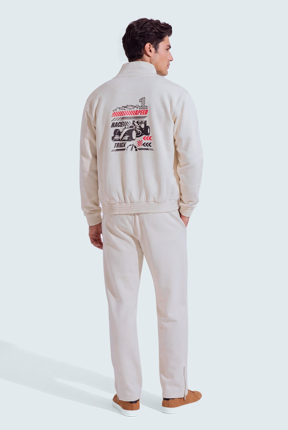 Off White Regular Fit Utility Jacket - Hustle N Holla