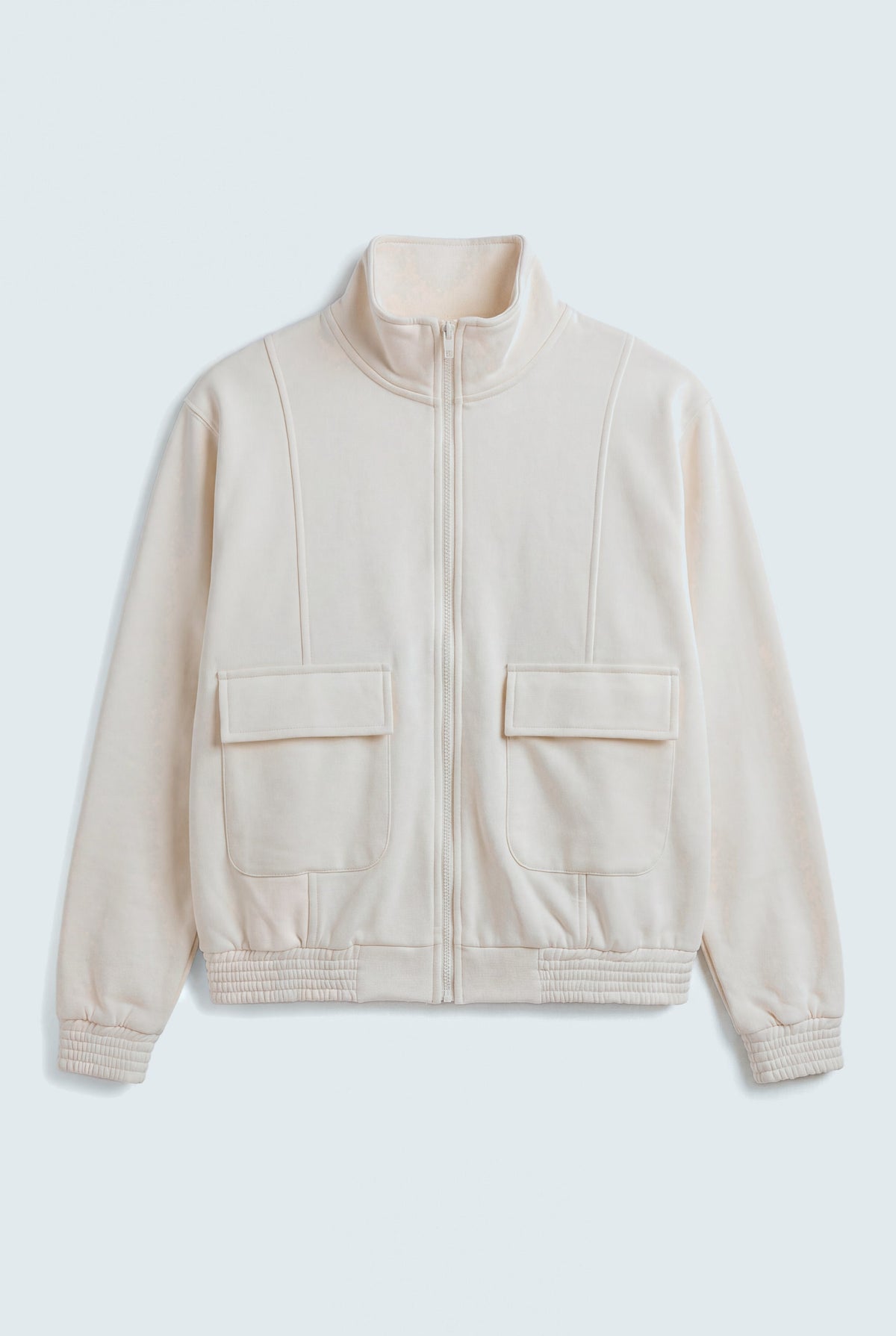 Off White Regular Fit Utility Jacket - Hustle N Holla