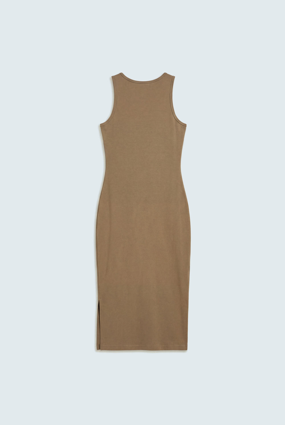 Olive Basic Sleeveless Midi Dress - Hustle N Holla