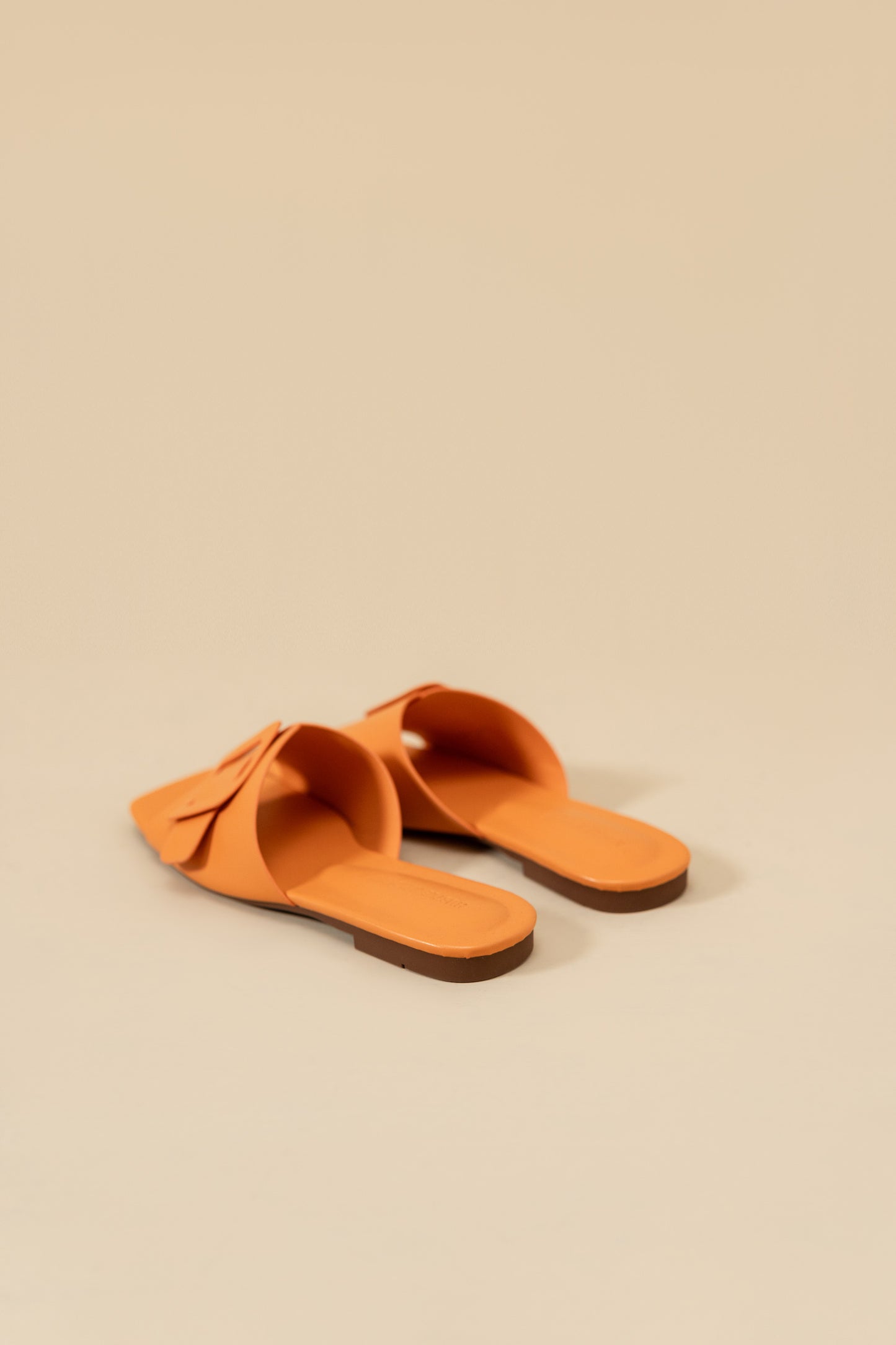 Orange Buckle Flats - Hustle N Holla